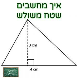 איך מחשבים שטח משולש